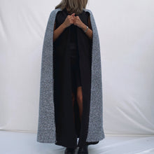 Load image into Gallery viewer, Cape Jacket (Black/Silver)
