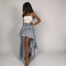 Load image into Gallery viewer, Wrap Skirt (Blue)
