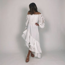 Load image into Gallery viewer, Asymmetric dress (white)
